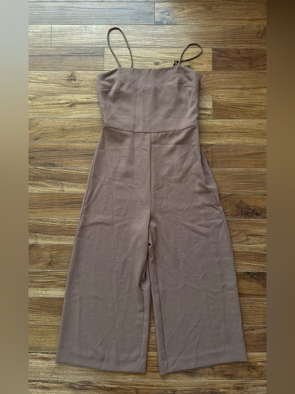 Babaton Aritzia Brown Wide-Leg Jumpsuit Size 2 NWOT
